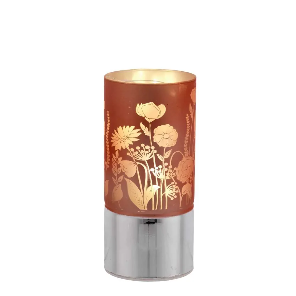 Bagutta lampada decorazione fiori rosa 2260 02 RS