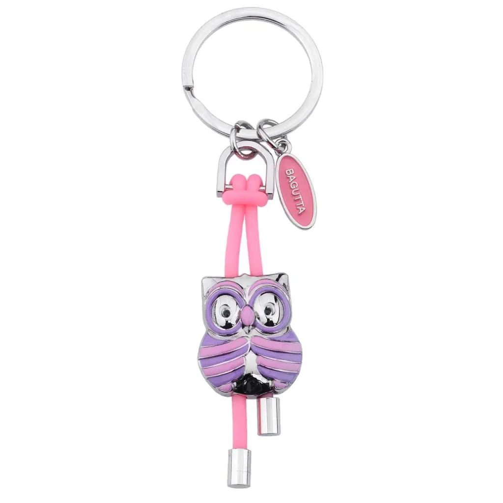 Bagutta portachiavi gufo rosa 2248 RS