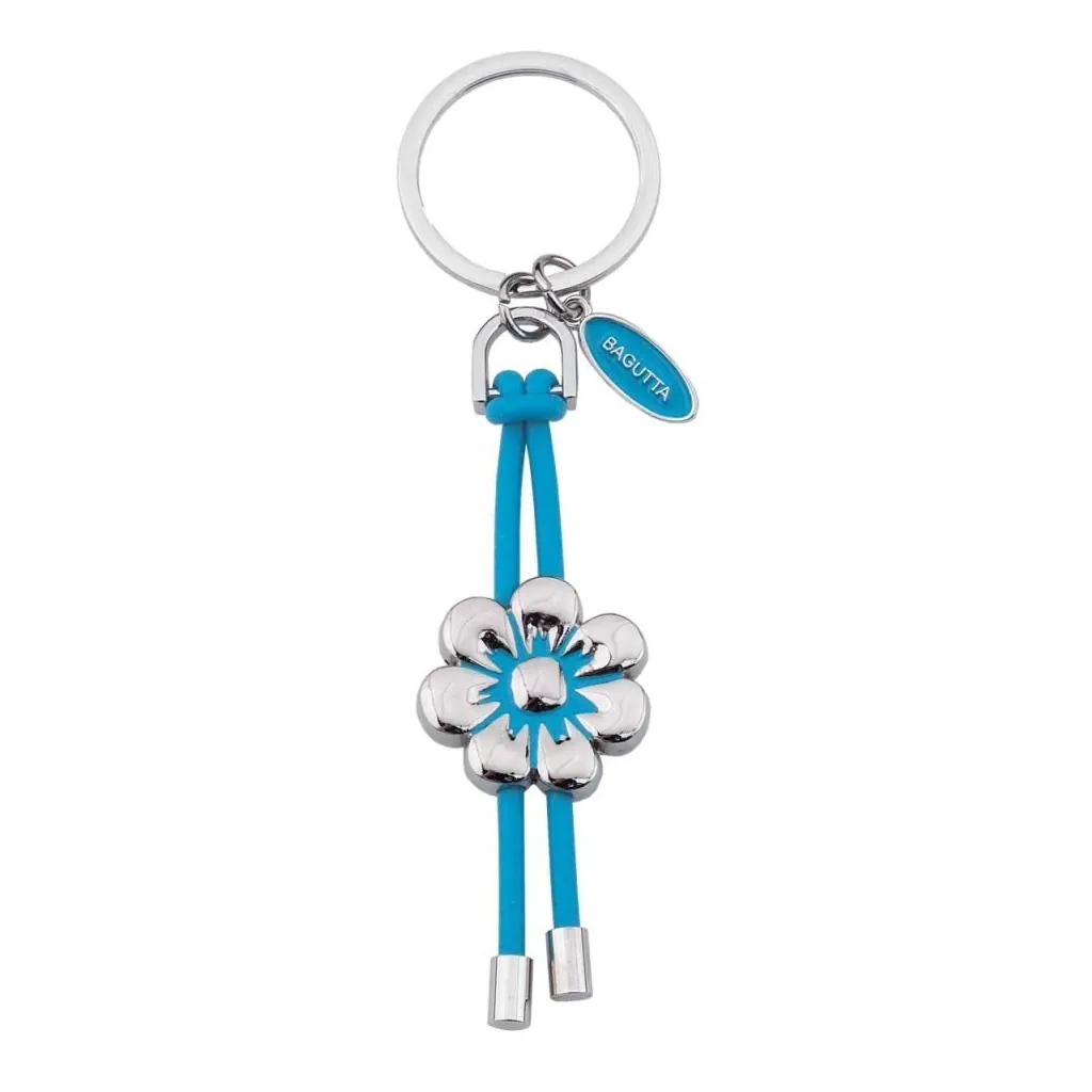 Bagutta portachiavi margherita azzurro 2249 01 AZ