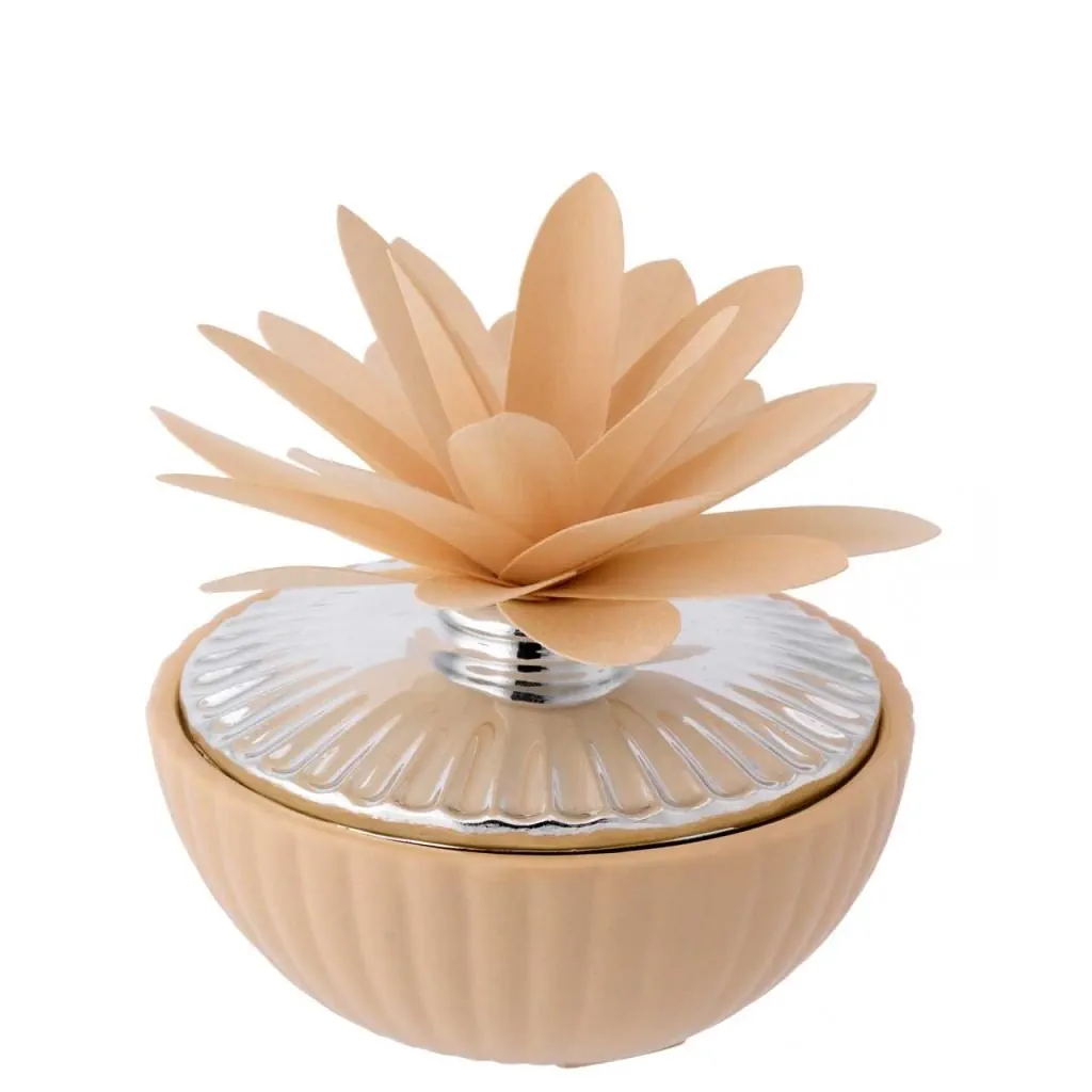 Bagutta sfera bicolore con diffusore dalia avorio 2256 03 AV
