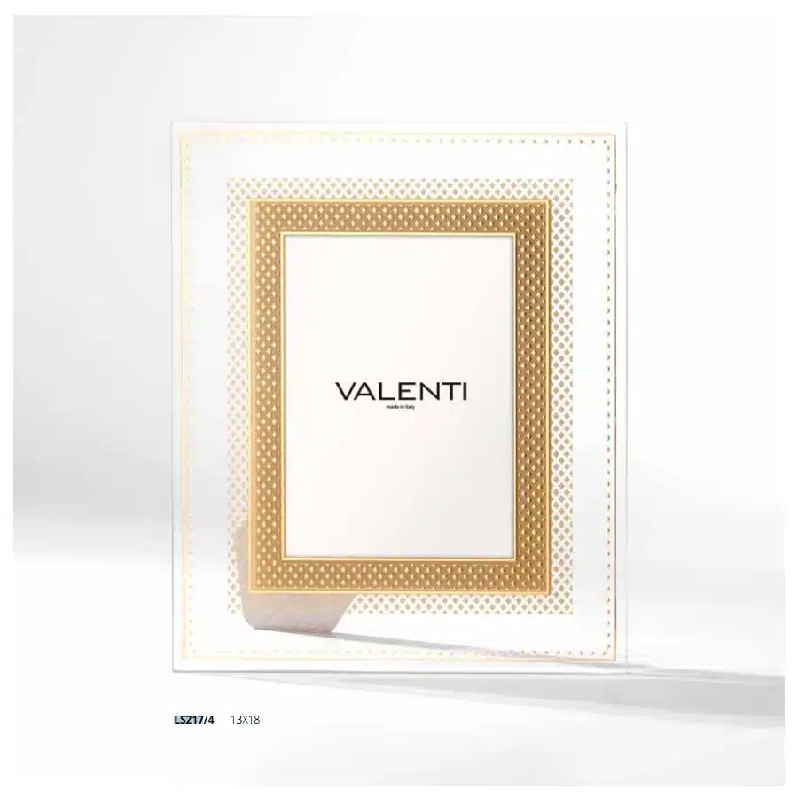 Valenti cornice rombi oro LS217 4