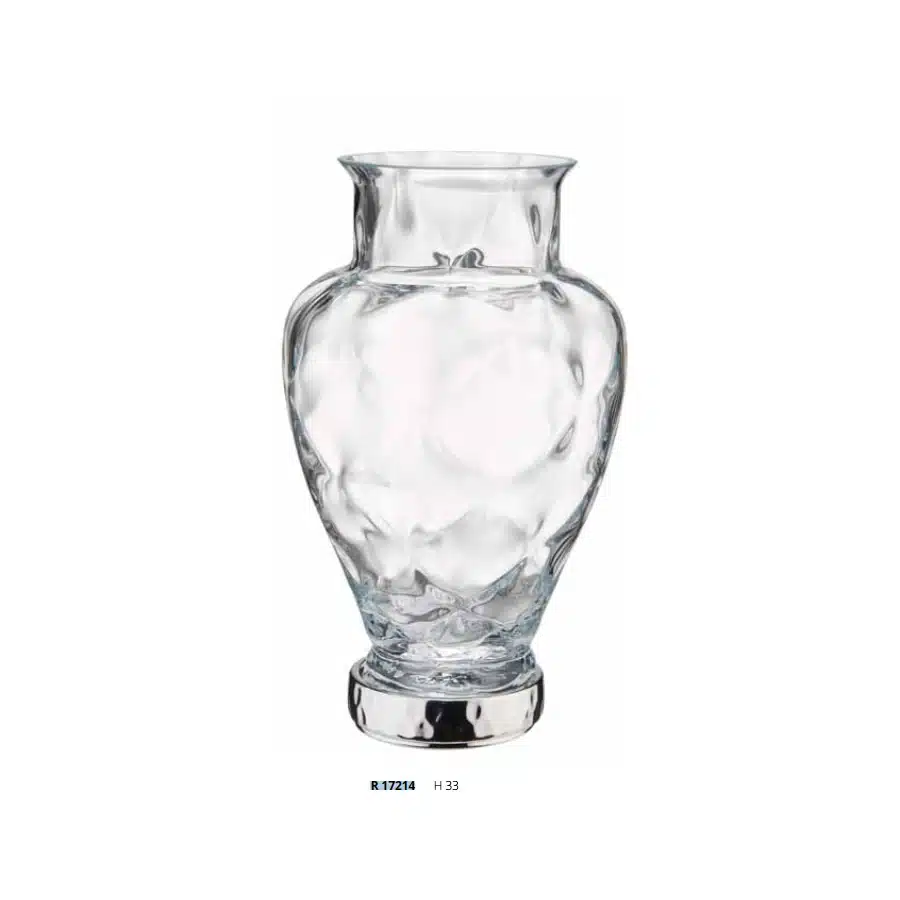Valenti vaso con base resina R 17214