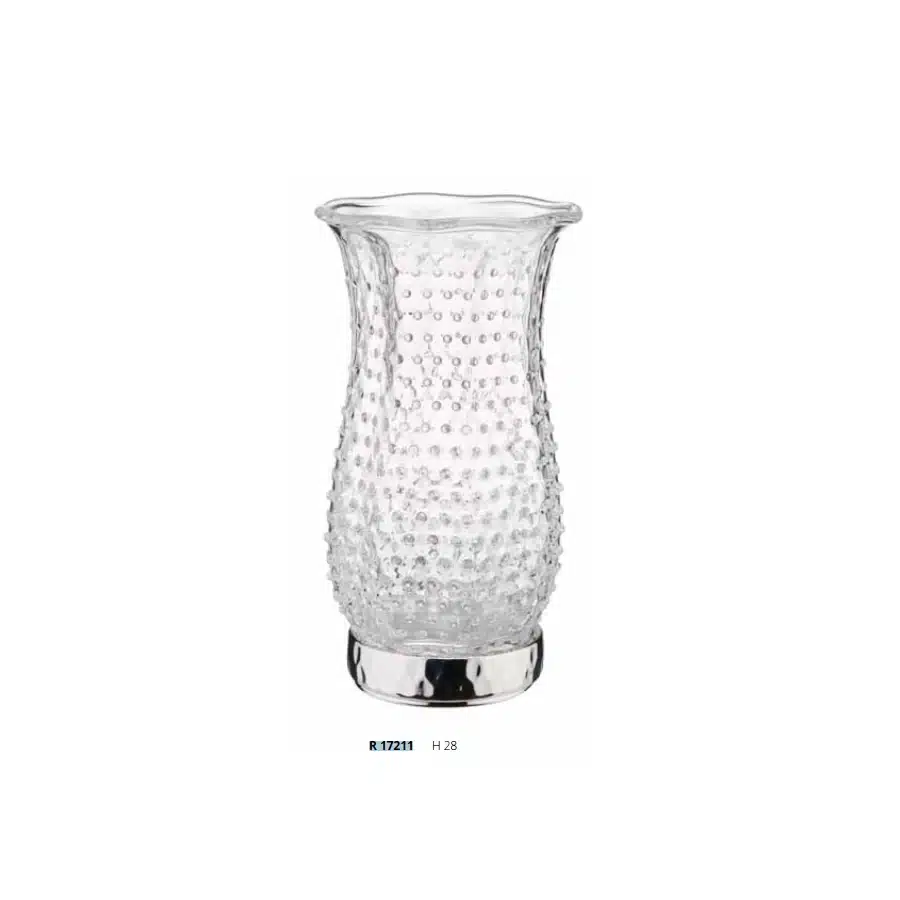 Valenti vaso diamante con base resina R 17211