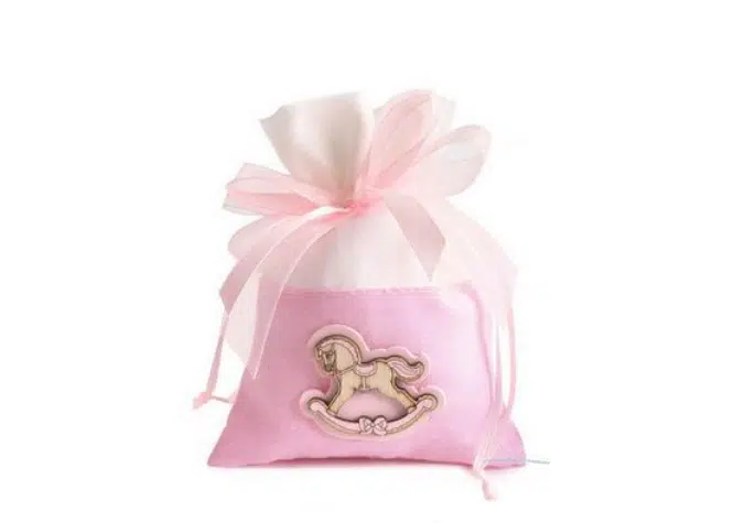 SACCHETTO X CONFETTI ROSA PB20789