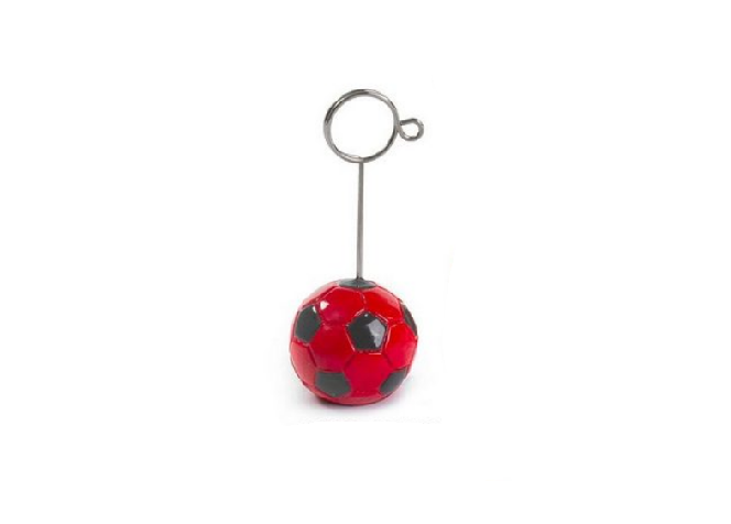 PALLONE DA CALCIO ROSSO-NERO PB20867