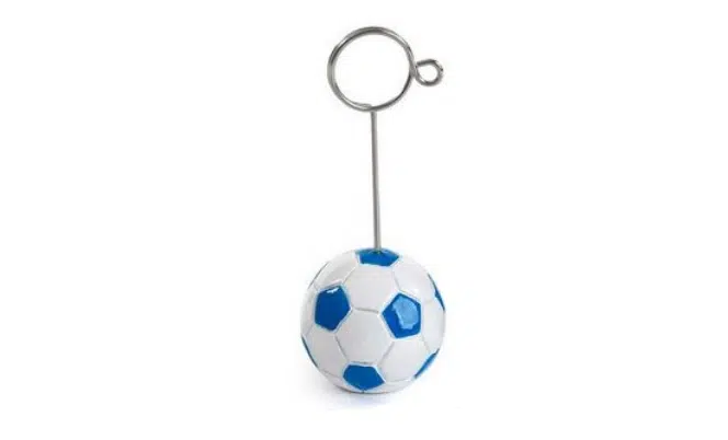 PALLONE DA CALCIO BIANCO-AZZURRO PB20869