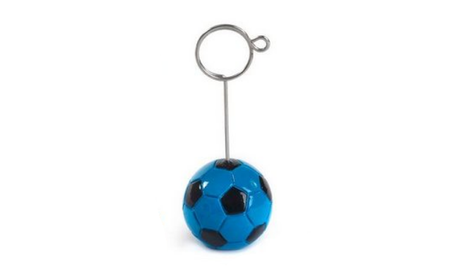 PALLONE DA CALCIO NERO-AZZURRO PB20871