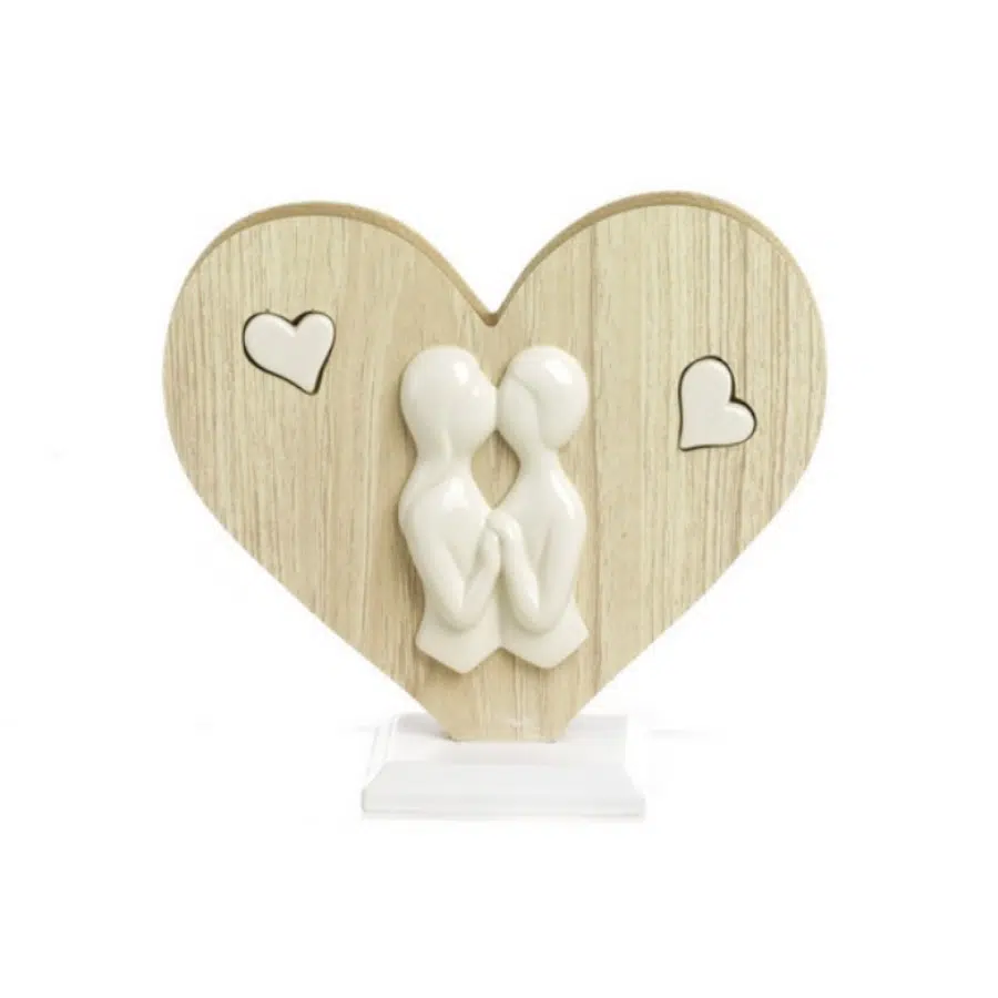 CUORE INNAMORATI STILIZZATO PB16355