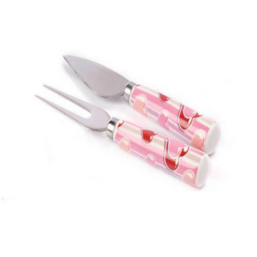 SET 2 UTENSILI FORMAGGIO CUORI PB20417