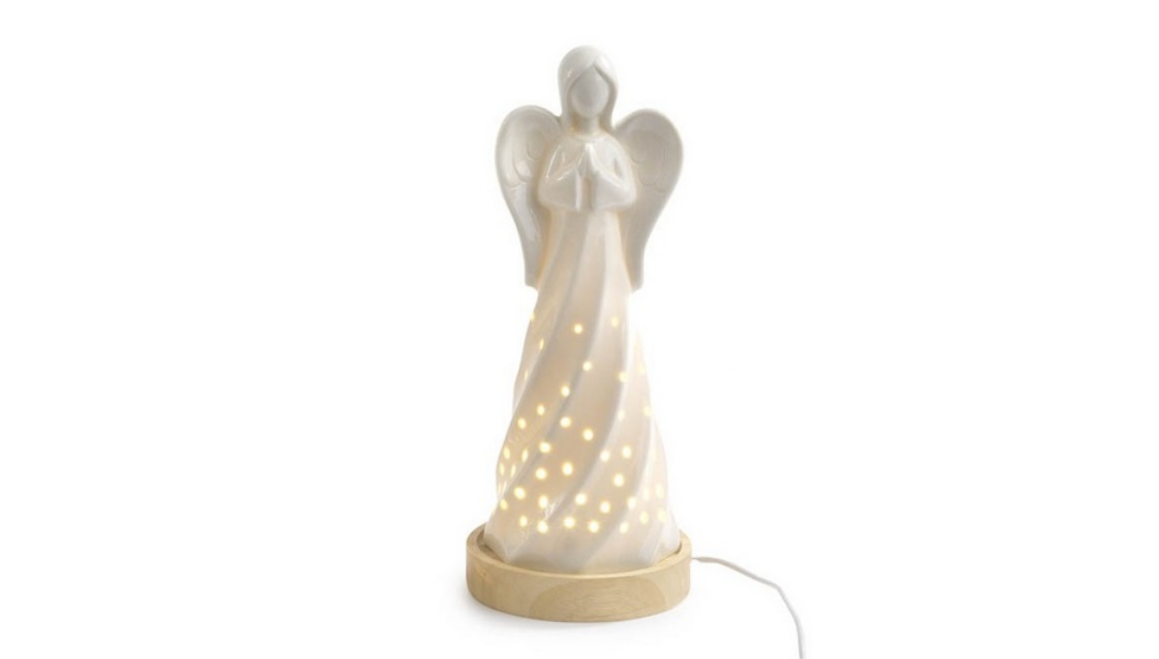 ANGELO SU BASE LEGNO LUCE PB20699 
