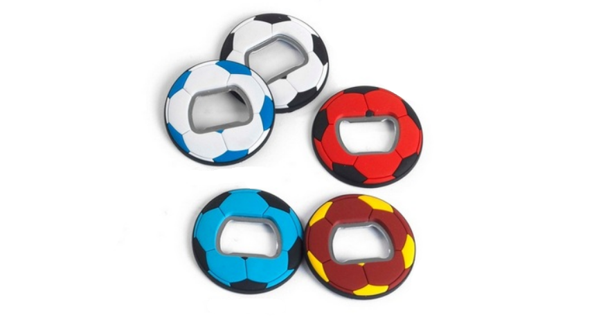 APRIBOTTIGLIE PALLONE CALCIO BIANCO NERO PB20860