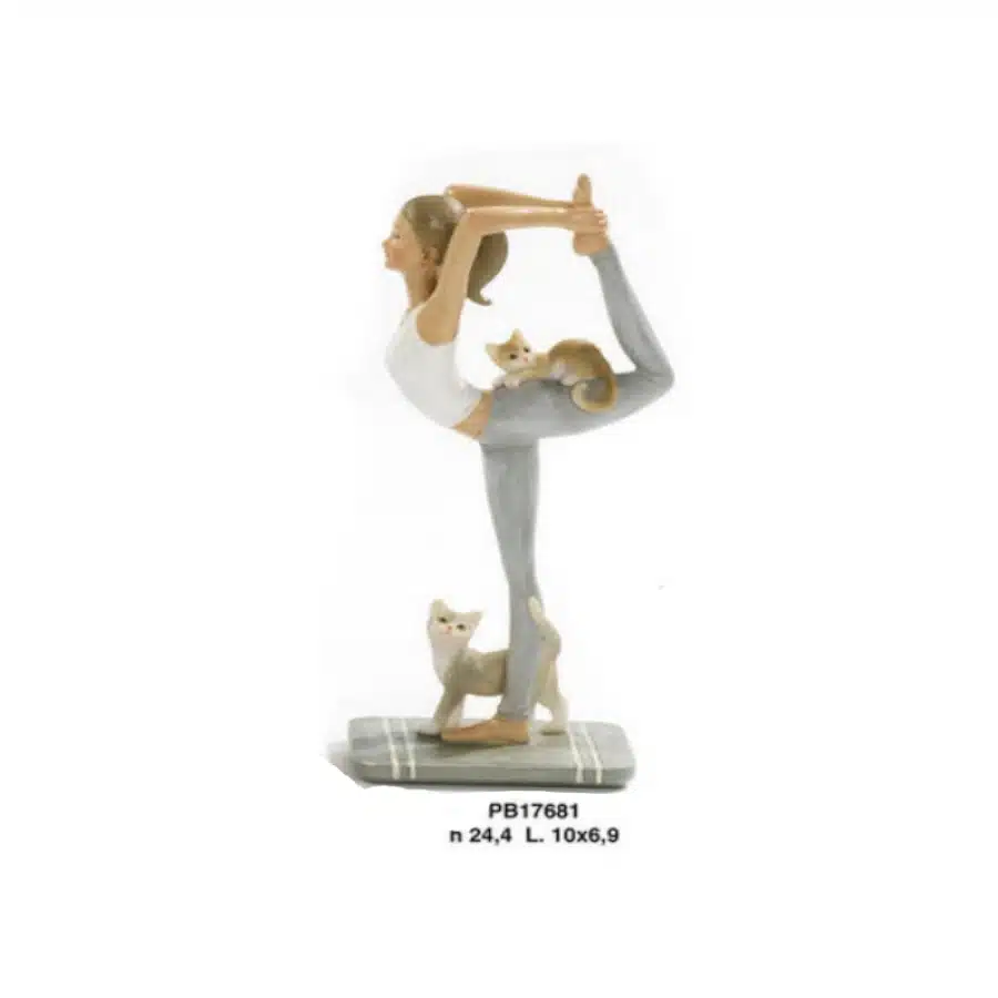 Paben Donna e gatti yoga PB17681