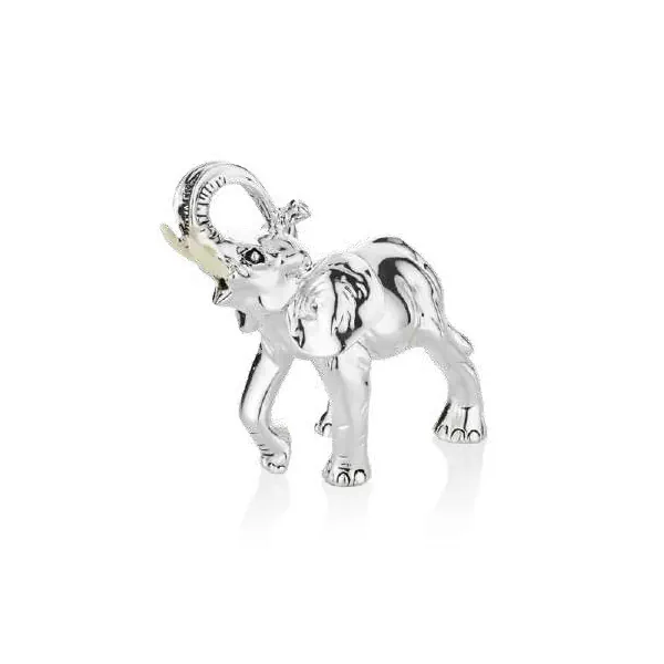 Valenti Elefante in resina argentata R 15065 1