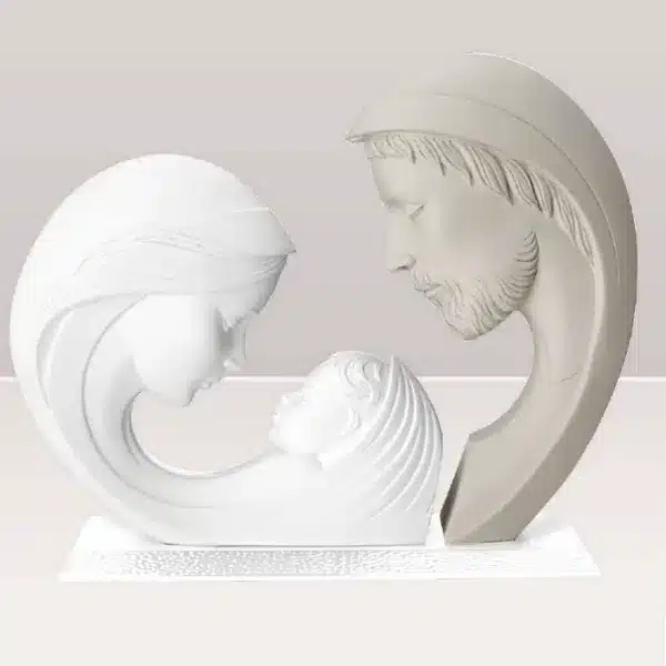 Valenti Madonna Bambino S.Giuseppe tortora bianco R 18276