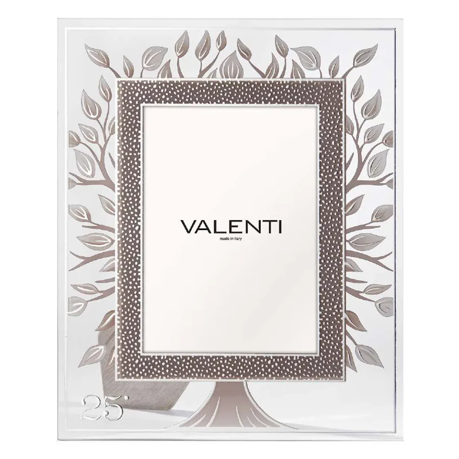 Valenti cornice in cristallo albero argento con 25° LS219 4