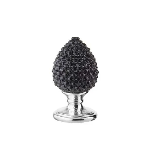 Valenti pigna nera base argento R 17330 0 NE