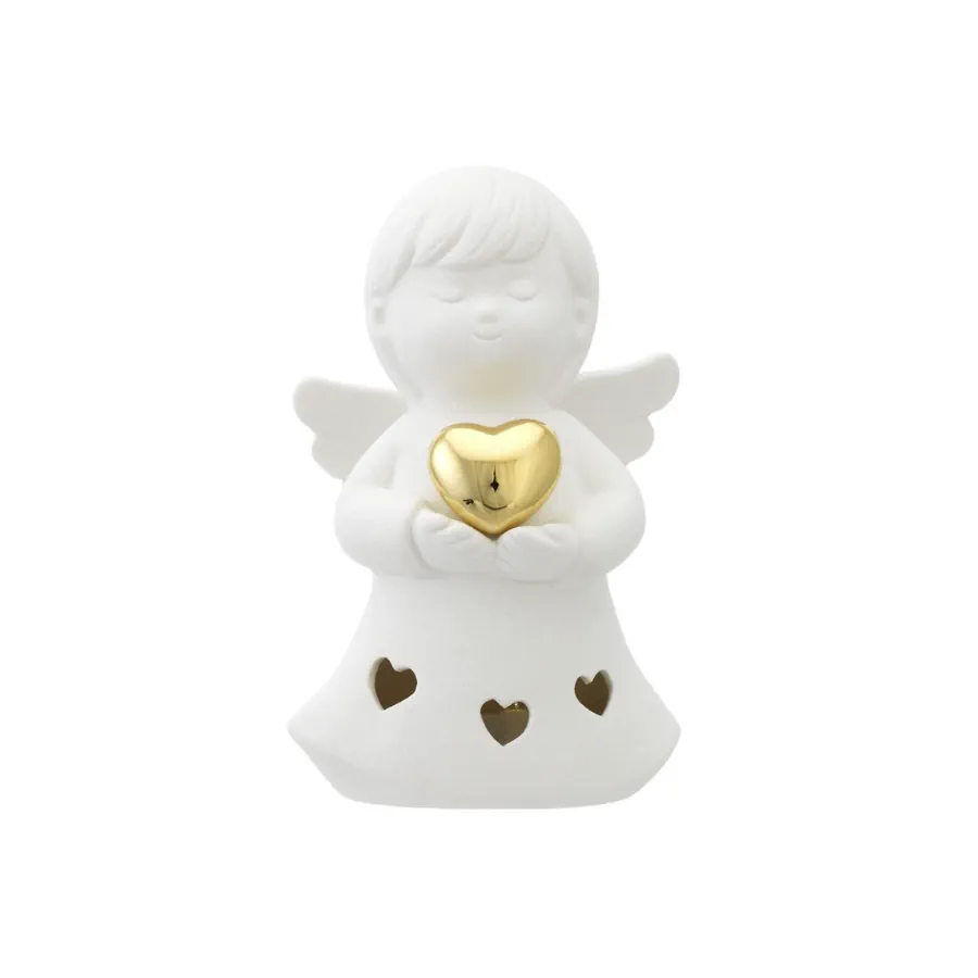 Bagutta angioletto con led e cuore oro 2221 04