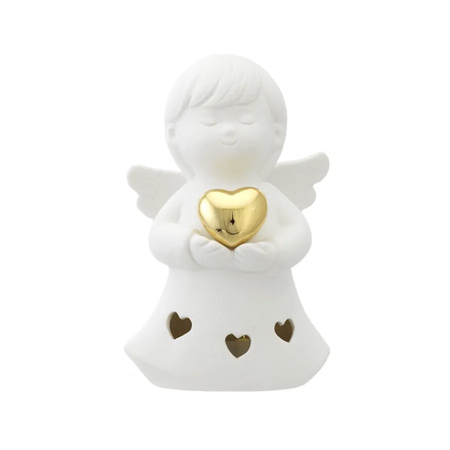 Bagutta angioletto con led e cuore oro 2221 05