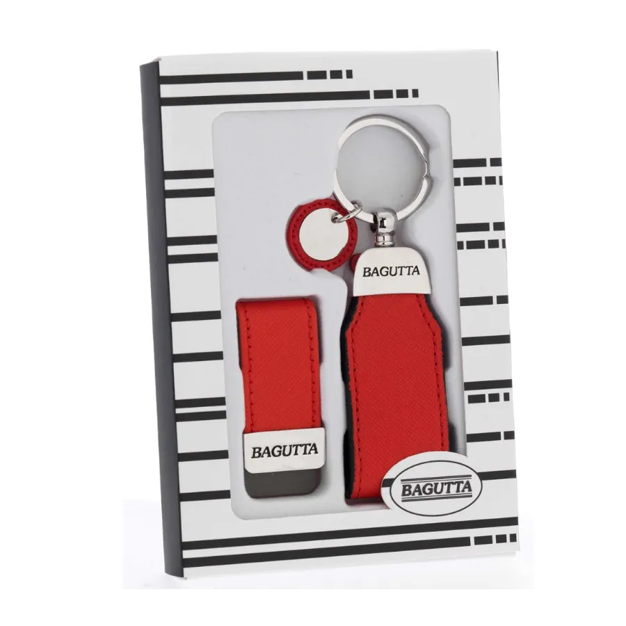 Bagutta astuccio con portachiavi e fermasoldi rosso 2237 05
