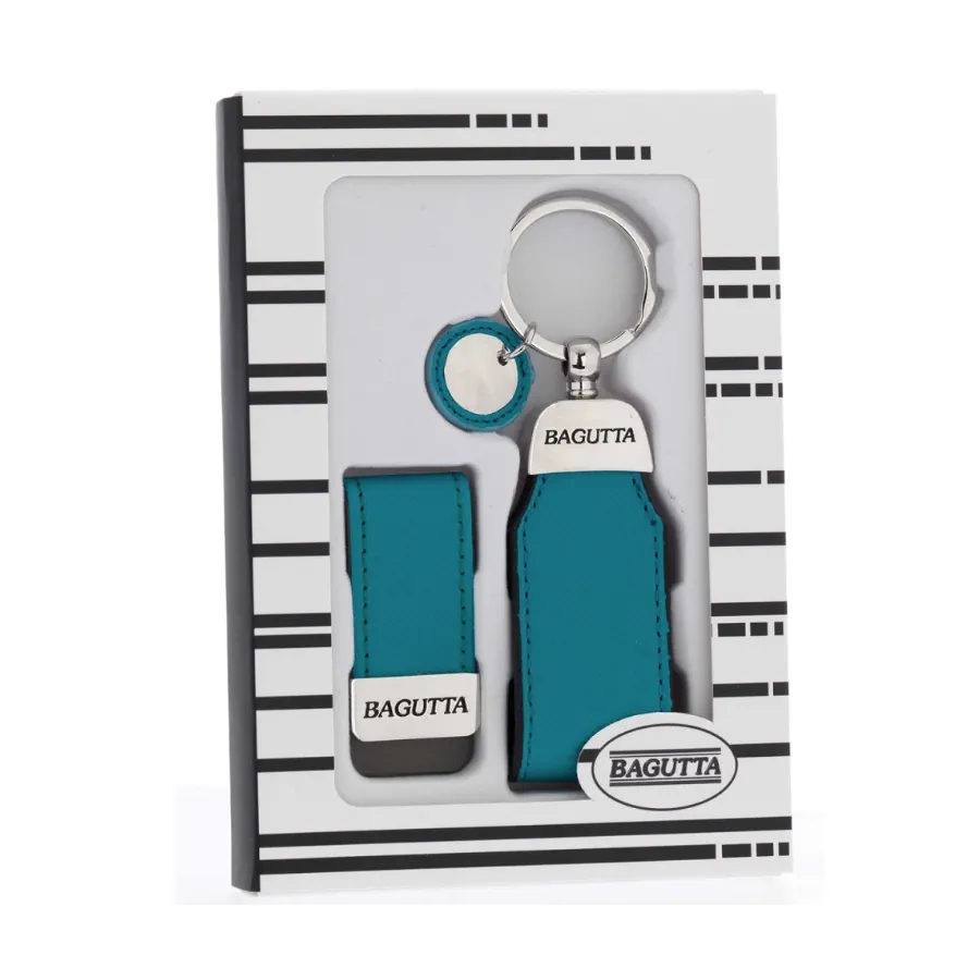 Bagutta astuccio con portachiavi e fermasoldi verde 2237 06