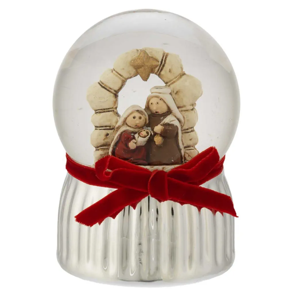 Bagutta boule de neige d. 6.5 con presepe N 8658 04