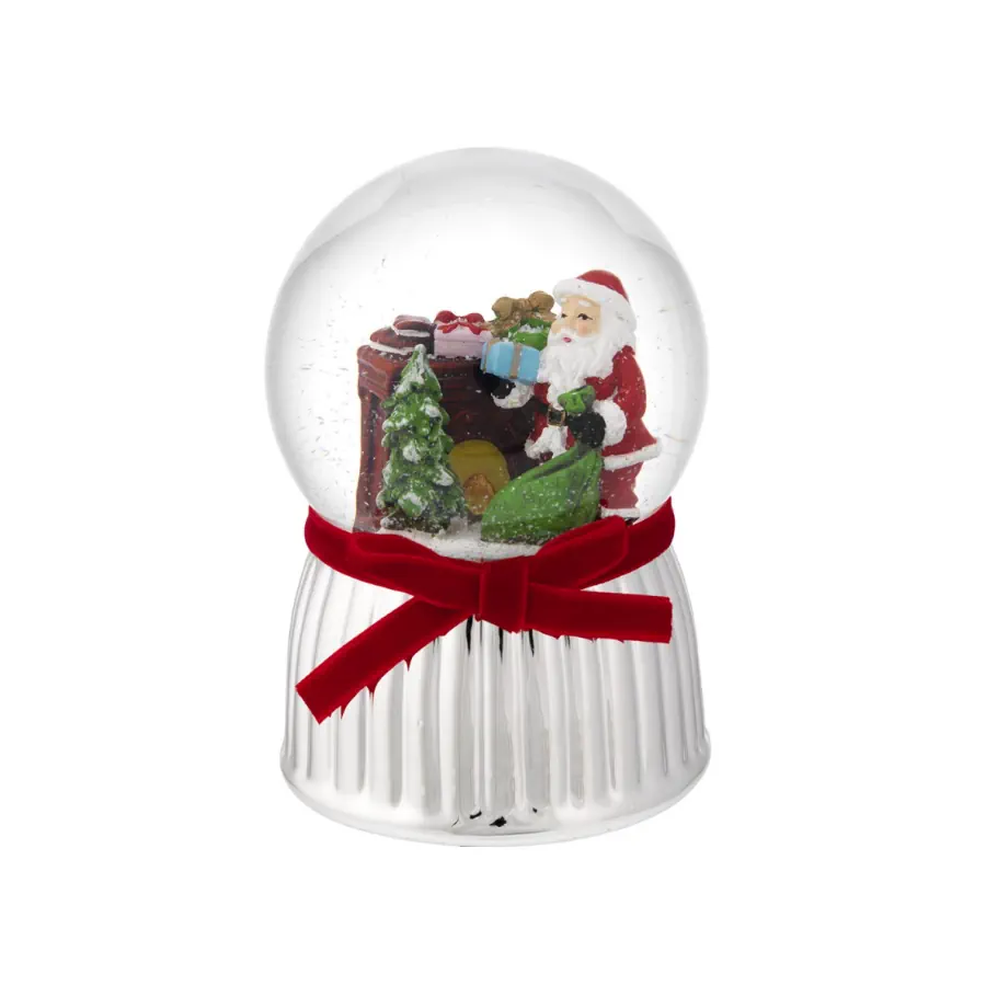 Bagutta boule de neige musicale d. 100 con babbo natale N 8634 05