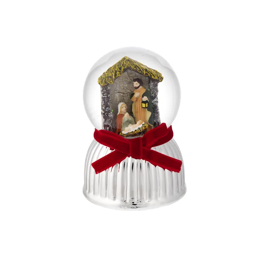 Bagutta boule de neige musicale d. 80 con presepe N 8634 01