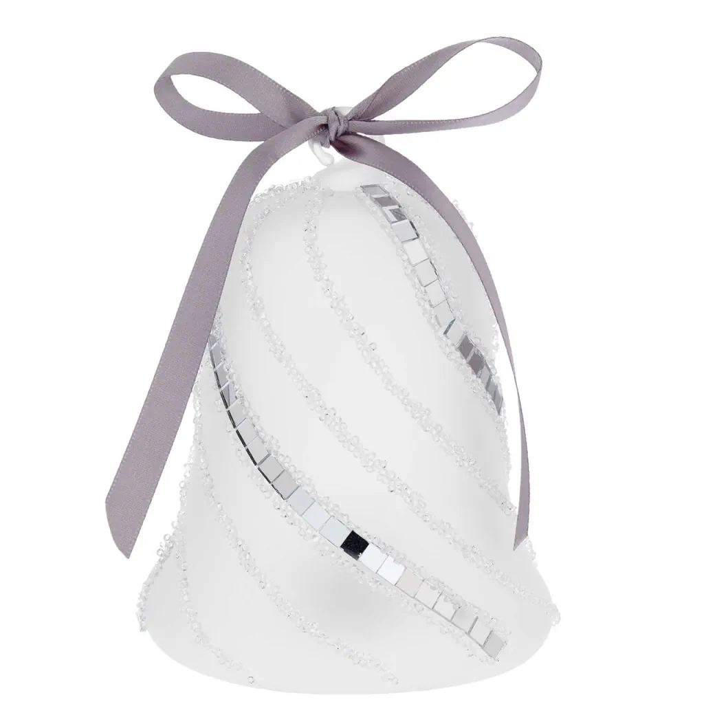 Bagutta campanella natalizia decorata con led h. 12 N 8689 01