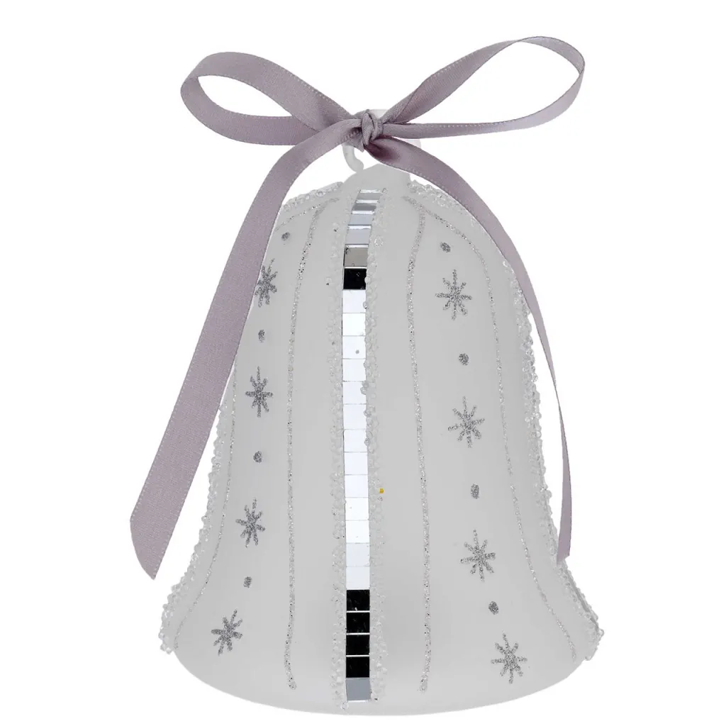 Bagutta campanella natalizia decorata con led h. 12 N 8689 02