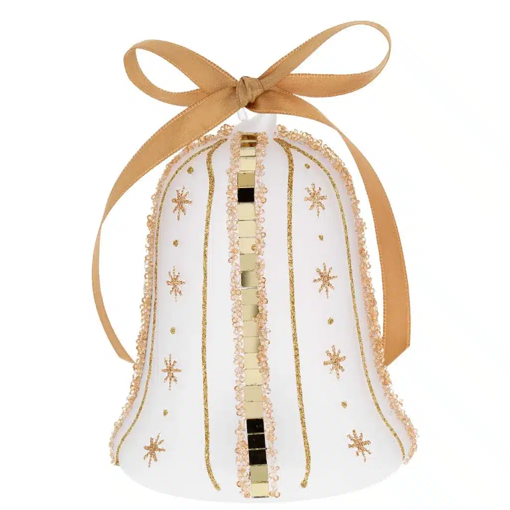 Bagutta campanella natalizia decorata con led h. 12 N 8689 04