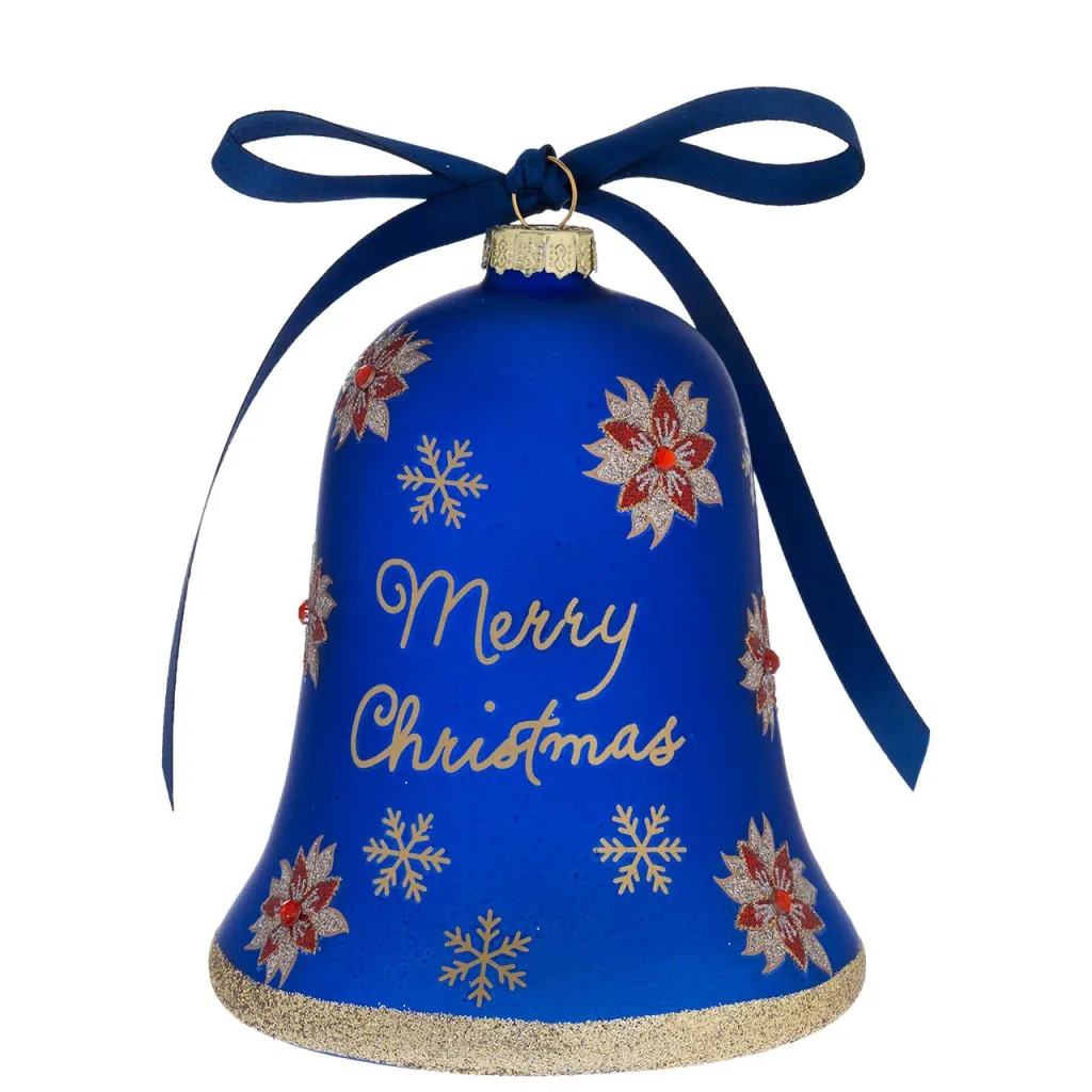 Bagutta campanella natalizia decorata con led h. 12 N 8689 09