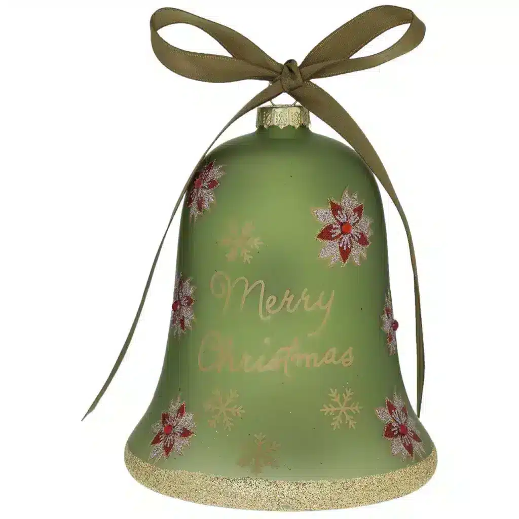 Bagutta campanella natalizia decorata con led h. 12 N 8689 11