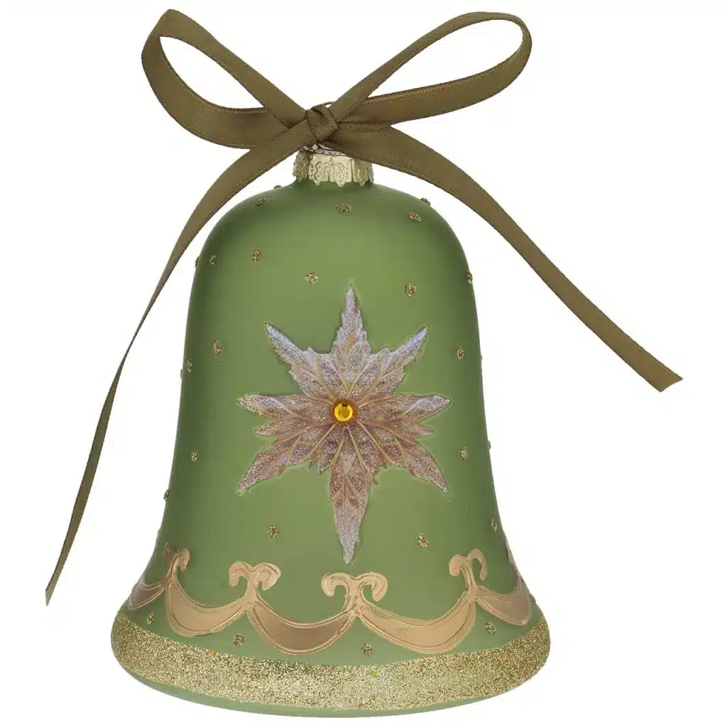 Bagutta campanella natalizia decorata con led h. 12 N 8689 12