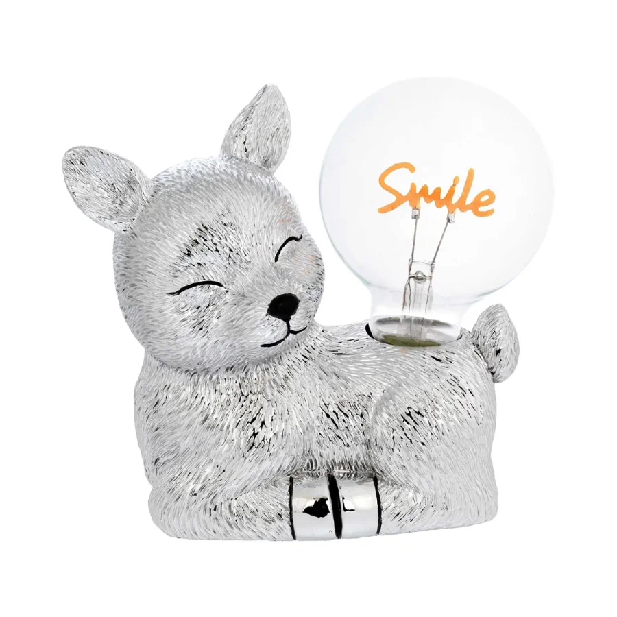Bagutta cerbiatto con lampada smile 2240 04