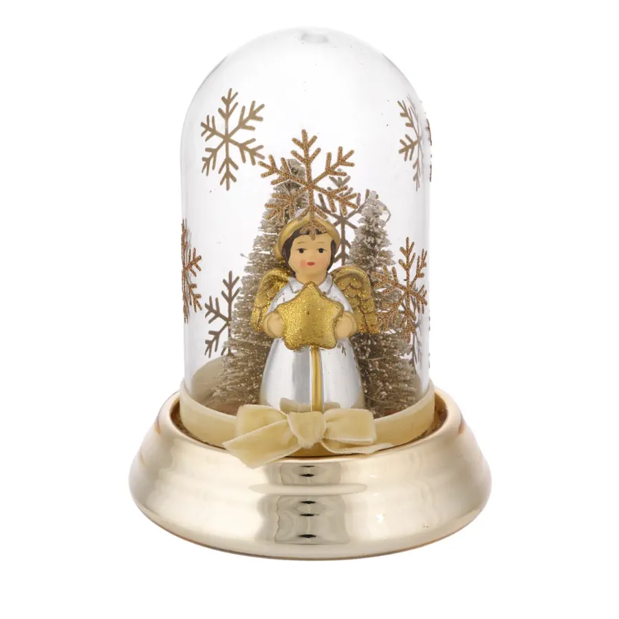 Bagutta cupola h. 13 oro con angelo stella N 8621 08