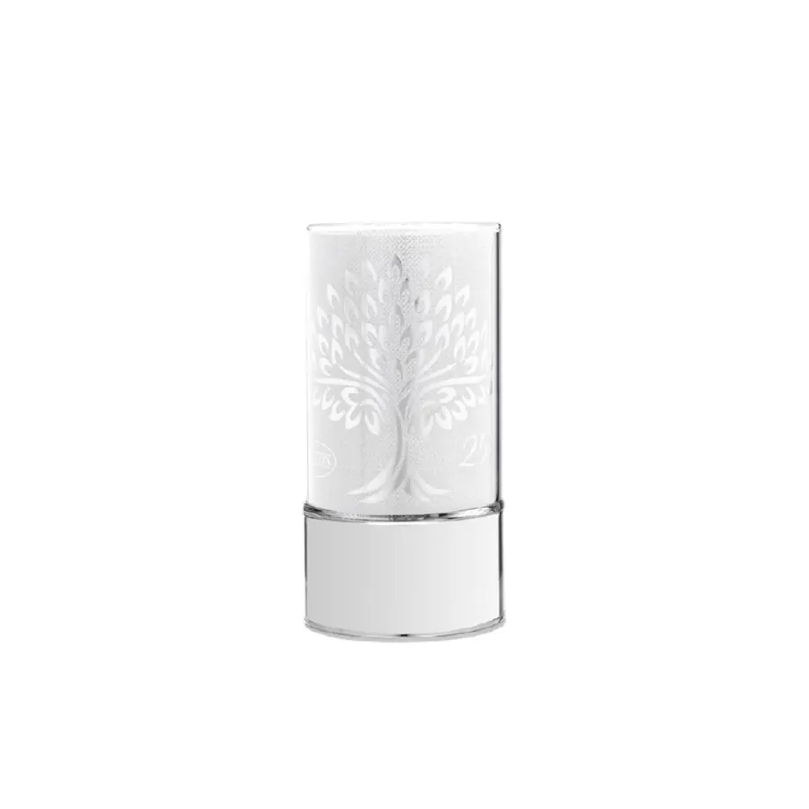 Bagutta lampada in vetro con decoro albero spighe 25° 2211 02