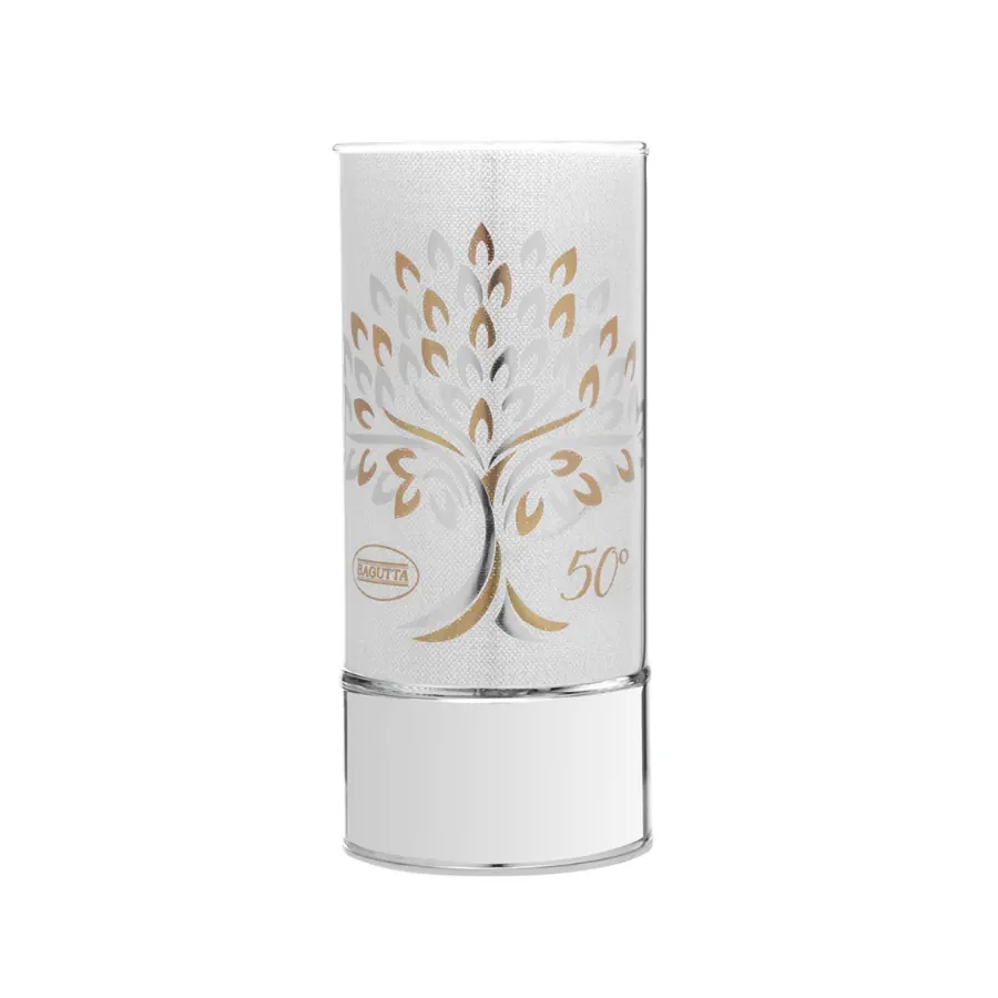 Bagutta lampada in vetro con decoro albero spighe 50° 2211 08