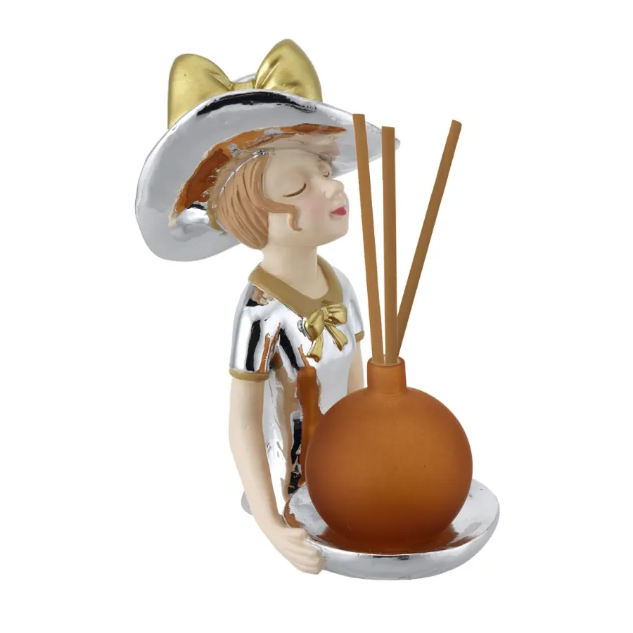 Bagutta mezzobusto con cappello oro con diffusore 2224 01