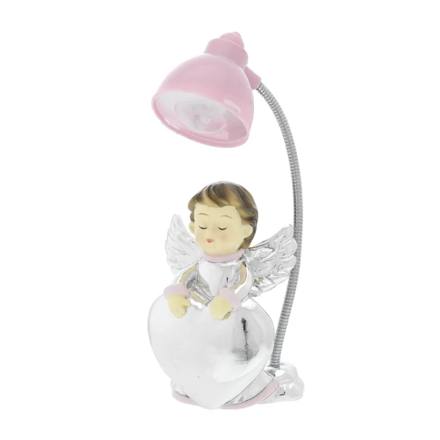 Bagutta mini lampada angioletto con cuore rosa B 4188 04 R