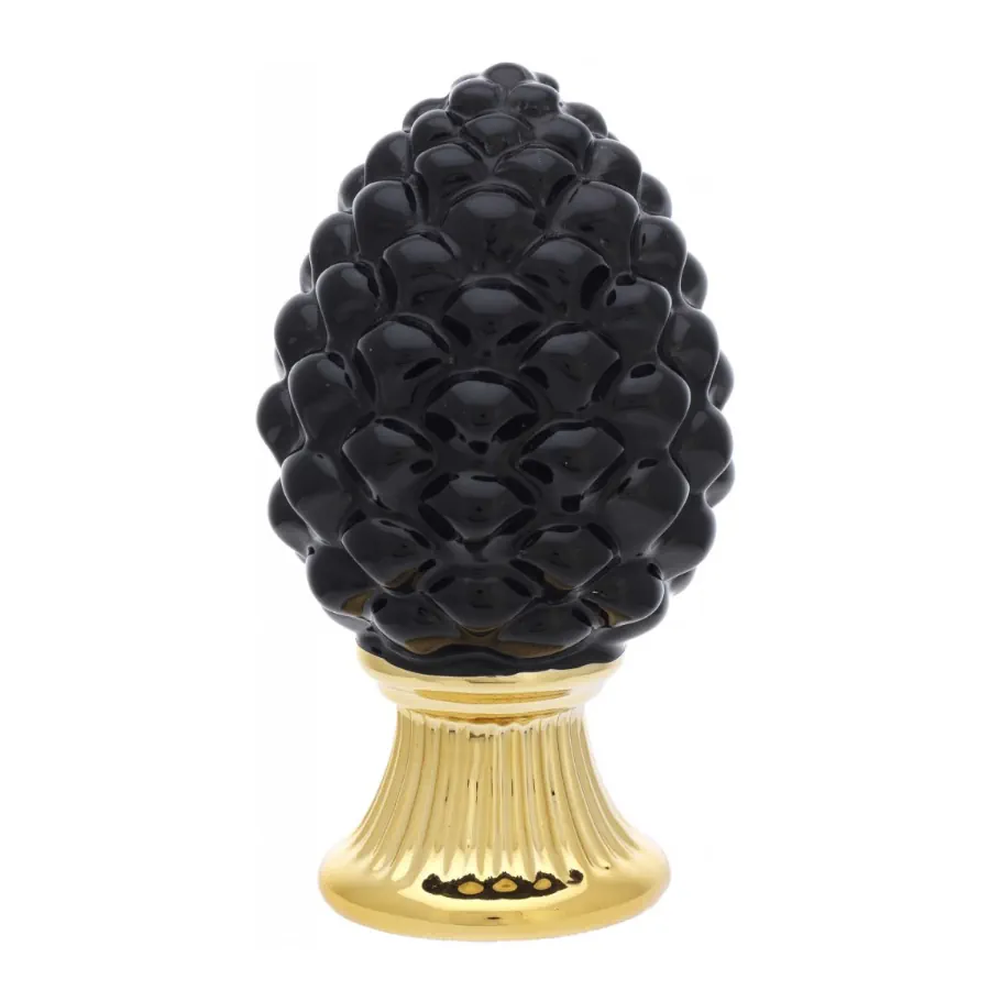 Bagutta pigna nera con base oro 2113 01 ONE