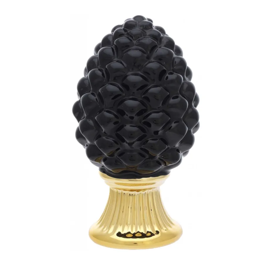 Bagutta pigna nera con base oro 2113 02 ONE