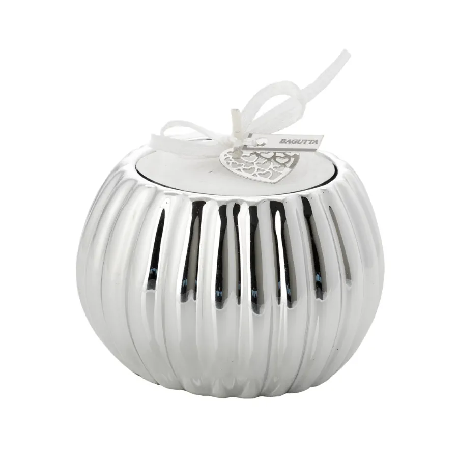 Bagutta portacandela sfera fesoni con tealight decorata 2201 01