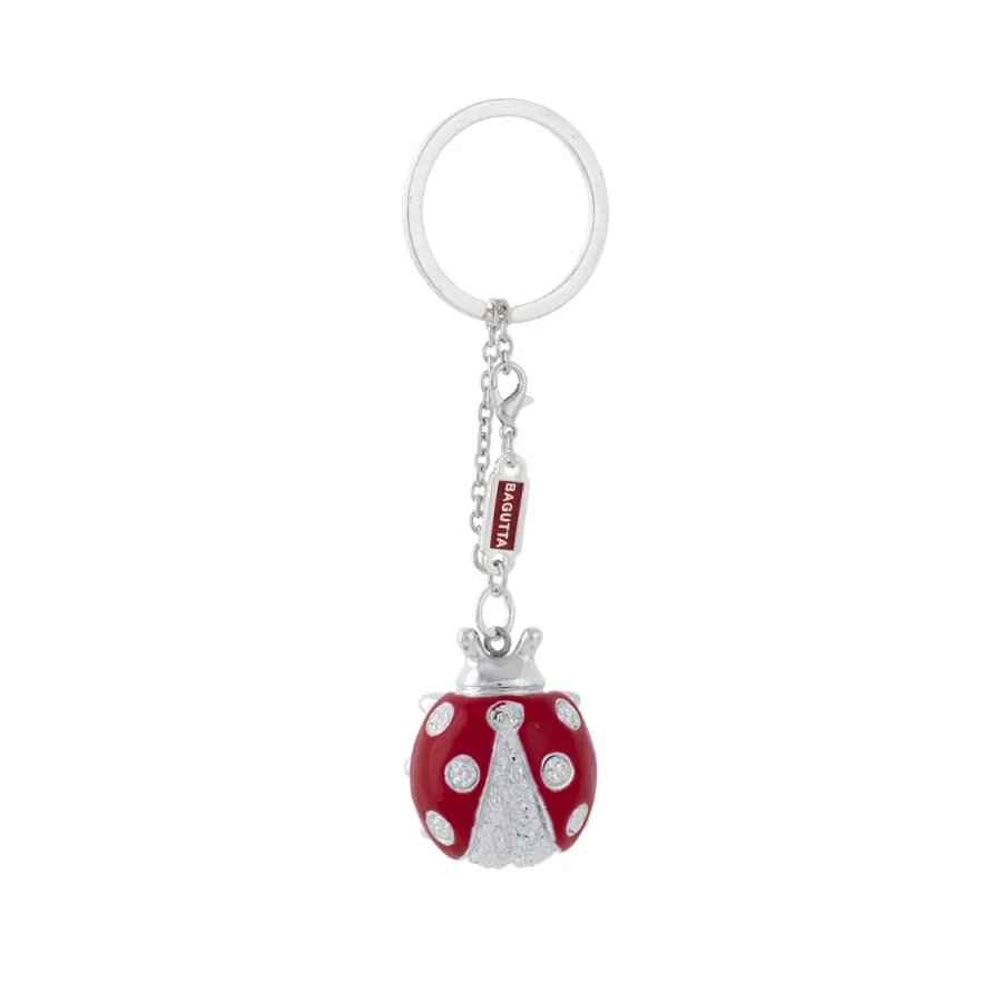 Bagutta portachiavi catenella con coccinella rossa 2209 02 RO