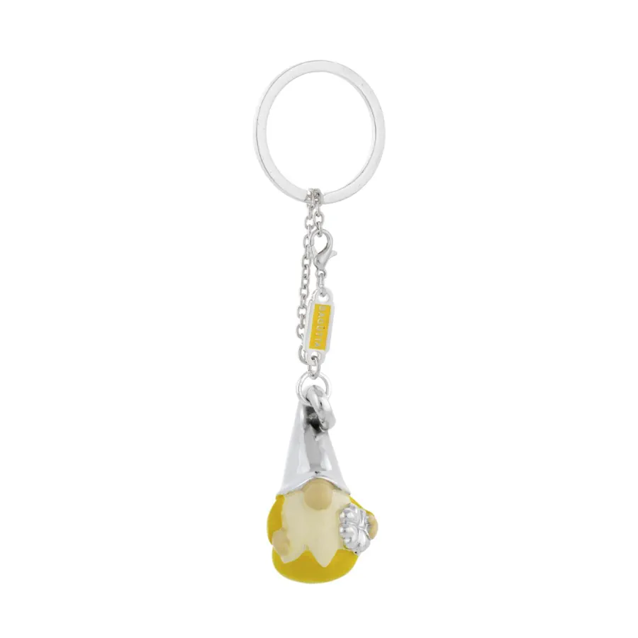Bagutta portachiavi catenella gnomo giallo 2210 02 GI