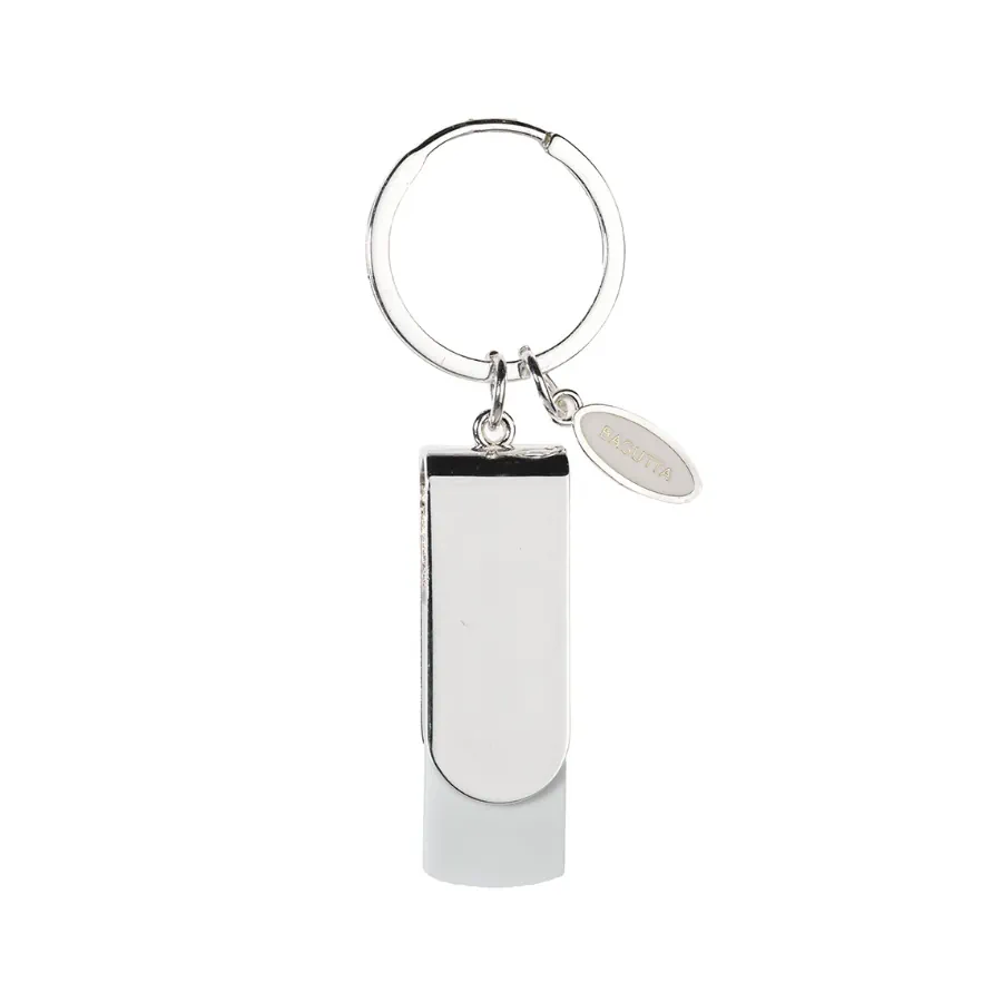 Bagutta portachiavi con memoria usb 16gb bianco 2069 01 BI