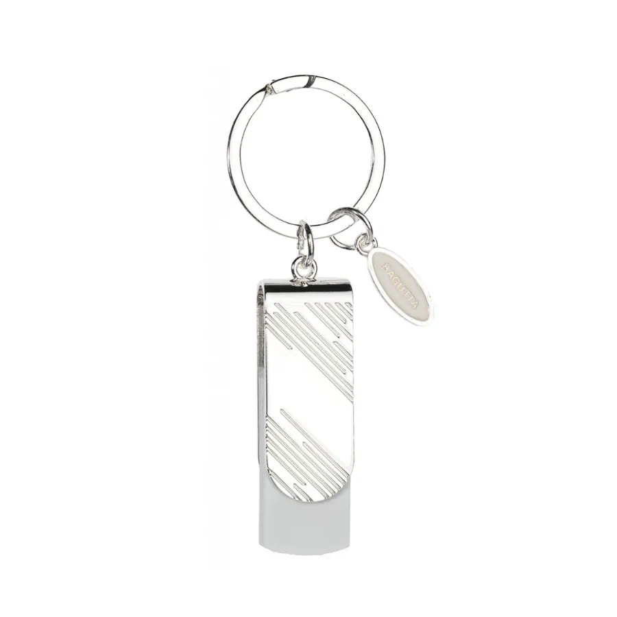 Bagutta portachiavi con memoria usb 16gb bianco 2069 02 BI