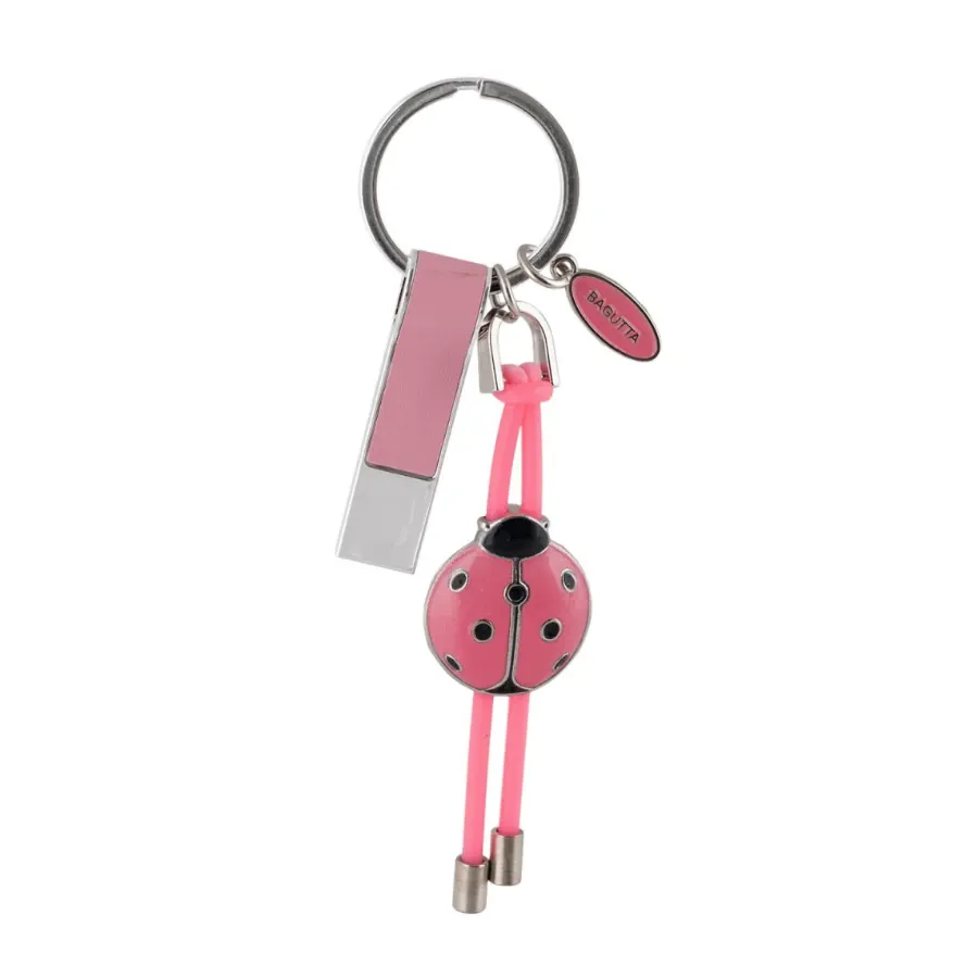 Bagutta portachiavi con memoria usb coccinella rosa 2272 RS