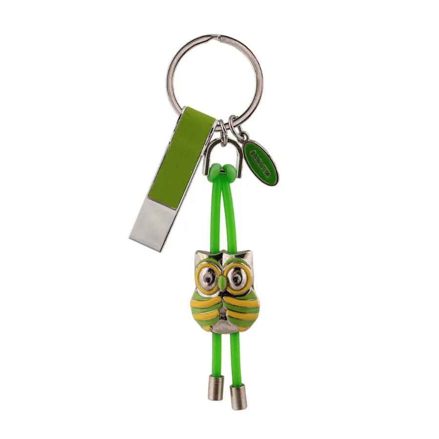 Bagutta portachiavi con memoria usb gufo verde 2273 VE
