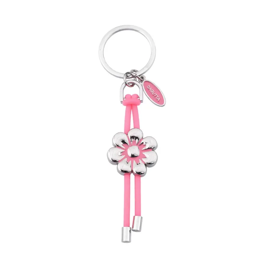 Bagutta portachiavi margherita rosa 2249 01 RS