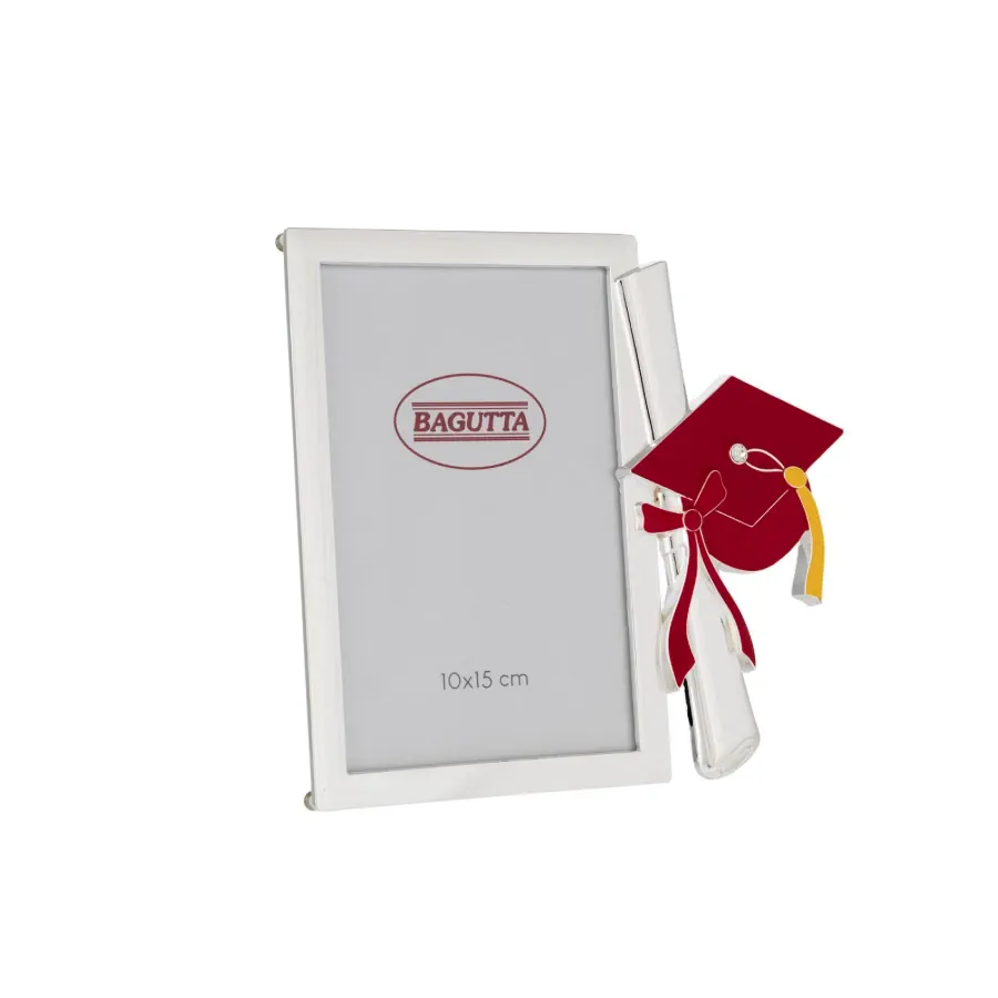 Bagutta portafoto laurea cappello rosso 10x15 2250 02